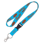 COWGIRLS SCRIPT TURQUOISE BUCKLE LANYARD