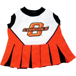 OKLAHOMA STATE PET CHEERLEADER OUTFIT
