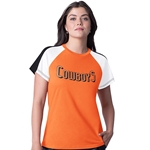 COWBOYS COLORBLOCKED TEE