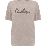 COWBOYS SCRIPT MINERAL WASH TEE