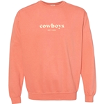 COWBOYS EMBROIDERED CREWNECK