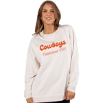 COWBOYS EMBROIDERED CREWNECK