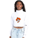 PETEHEAD 1/4 ZIP CROP MOCK NECK