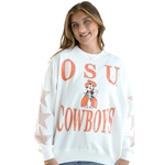 OSU COWBOYS STARS OVERSIZED CREWNECK