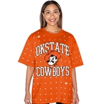 OKSTATE COWBOYS ALL OVER RHINESTONE TEE