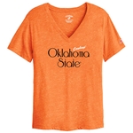 OKLAHOMA STATE V NECK TEE