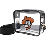 PETEHEAD PATCH BLACK CLEAR PURSE