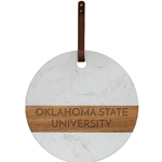 OKLAHOMA STATE MARBLE CHARCUTERIE BOARD