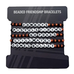 OKSTATE BEADED FRIENDSHIP BRACELETS 5 SET