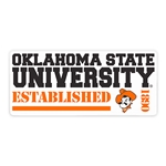 OKSTATE RECYCLED WOOD MAGNET