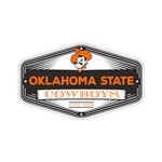 OKSTATE COWBOYS RECYCLED WOOD MAGNET