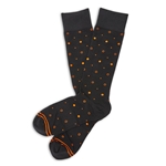 BLACK MIXED DOT SOCK