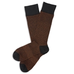 BLACK BIRDSEYE SOCK