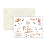 OKLAHOMA STATE CONFETTI NOTE CARDS