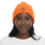 PETEHEAD ORANGE PUFF BEANIE