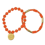 EMERSON STREET DOUBLE ORANGE BRACELET