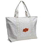 OKSTATE TONAL LEOPARD TOTE