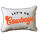 OSU LET'S GO MASCOT PILLOW