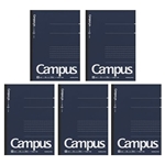 CAMPUS NOTEBOOK DOTTED LINE 5 PACK