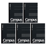 CAMPUS NOTEBOOK GRID 5 PACK