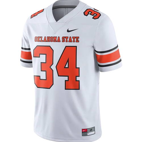 Nike Men's Oklahoma State Cowboys Orange Home Dri-FIT Game Football Jersey