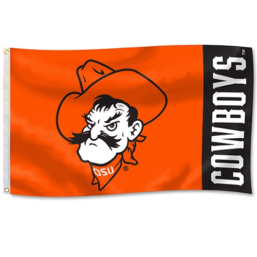 Oklahoma State Cowboys OSU Logo Large Grommet Banner Flag