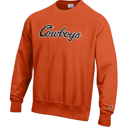 Osu Cowboys Classic Script V-Neck T-Shirt Orange Orange / Large