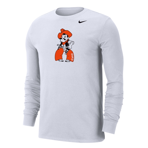 Nike White LSU Tigers 2023 On Court Bench Long Sleeve T-Shirt