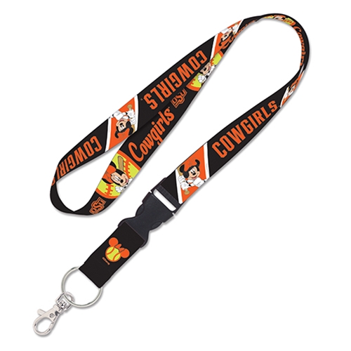 ShopOKState - MINNIE COWGIRLS SOFTBALL LANYARD