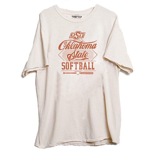 ShopOKState - SOFTBALL THRIFTED SHORT SLEEVE TEE