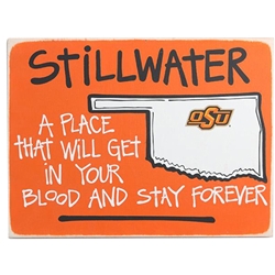 STILLWATER MAP SIGN