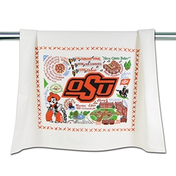 OSU EMBROIDERED DISH TOWEL