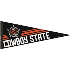 COWBOY STATE 12X30 PENNANT