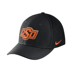 ShopOKState - NIKE AERO BILL MESH SWOOSH FLEX CAP