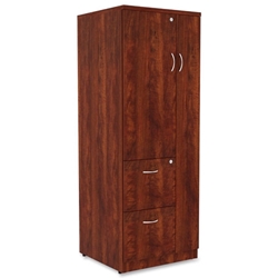 Shopokstate Lorell Essentials Srs Cherry Tall Storage Cabinet