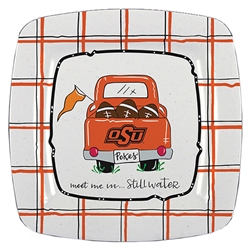 OK ST TRUCK SQUARE MELAMINE PLATE