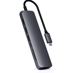 SATECHI USB-C SLIM MULTIPORT WITH ETHERNET ADAPTER