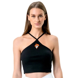 BLACK TOUCHDOWN HALTER TANK PETEHEAD