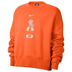 Nike crew sweatshirt discount orange