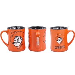 OKLAHOMA STATE 16 OZ. RELIEF DINER MUG