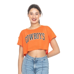 COWBOYS CROPPED MESH JERSEY