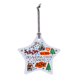 JULIA GASH HOLIDAY STAR ORNAMENT