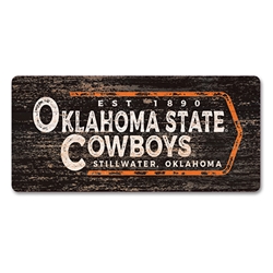 OKLAHOMA STATE INDICATOR MAGNET