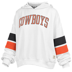 SEQUIN COWBOYS STRIPES ON SLEEVE HOODIE