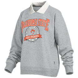 OKLAHOMA STATE JOHNNY COLLAR SWEATSHIRT