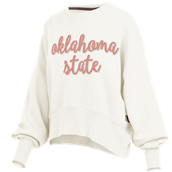 SPARKLE CHENILLE OKLAHOMA STATE DOLMAN SLEEVE CREWNECK