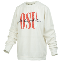 OSU COWBOYS PLUSH RIBBED CREWNECK