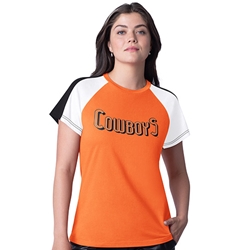 COWBOYS COLORBLOCKED TEE