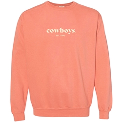 COWBOYS EMBROIDERED CREWNECK