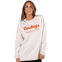 COWBOYS EMBROIDERED CREWNECK